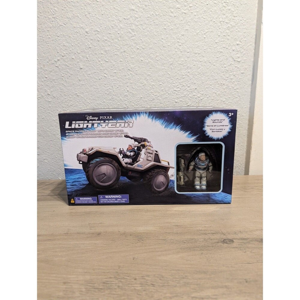 Disney Pixar Lightyear Space Ranger Buggy Darby Steel Lights Sounds Boxed